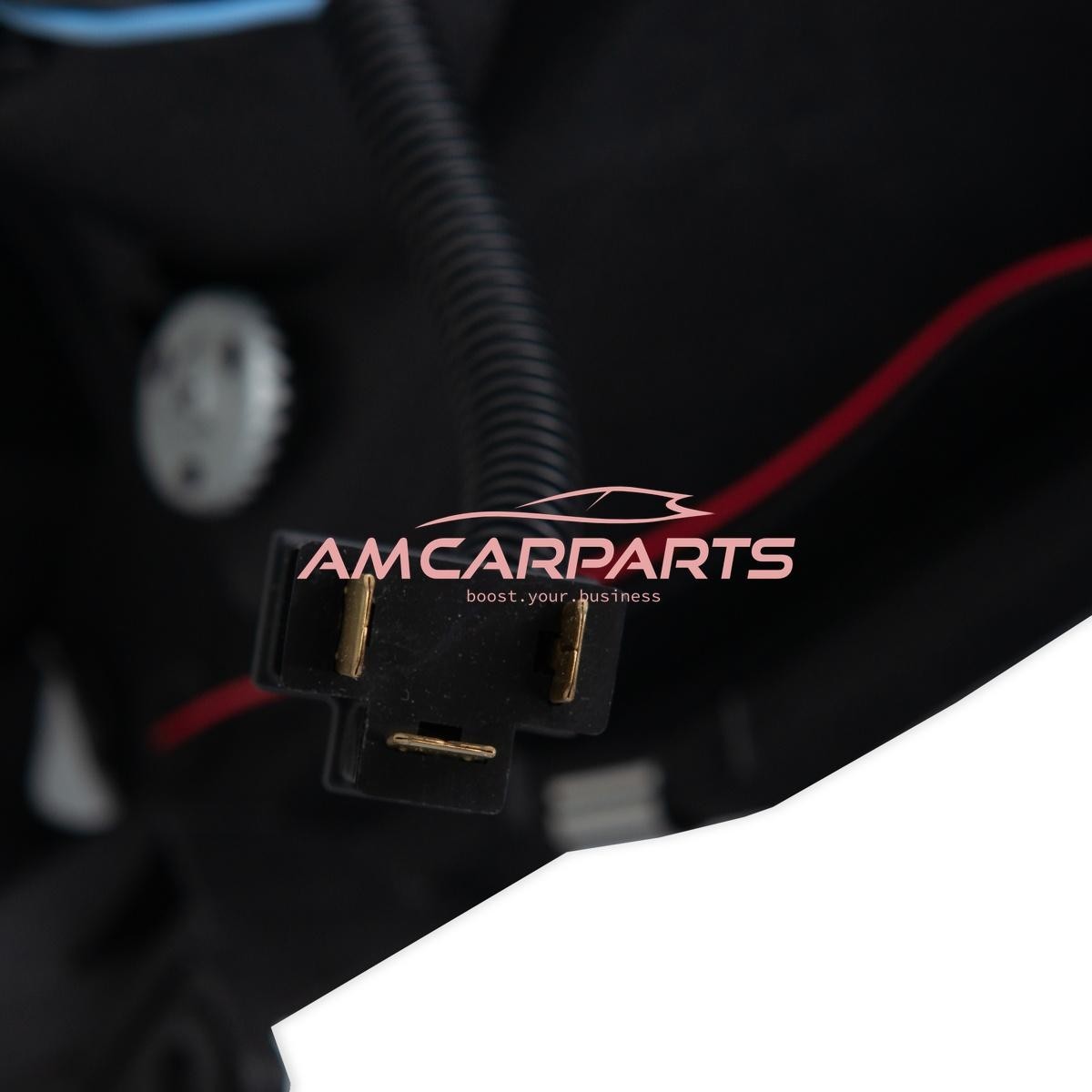 AMCP Pair LED Halo Ring Headlights PEUGEOT 106 96-03 Chrome LHD