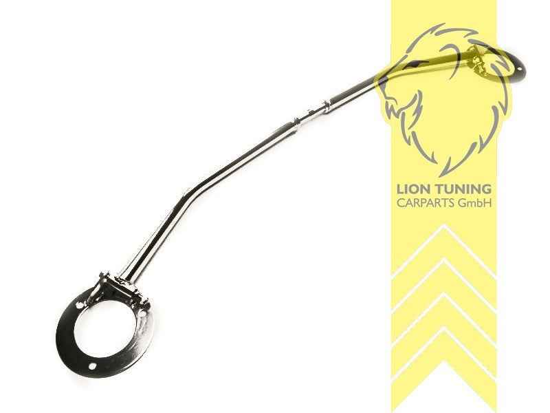 LTG Polished Aluminum Strut Brace Audi A3 8P Leon 1P Octavia Golf 5 6 Scirocco 3