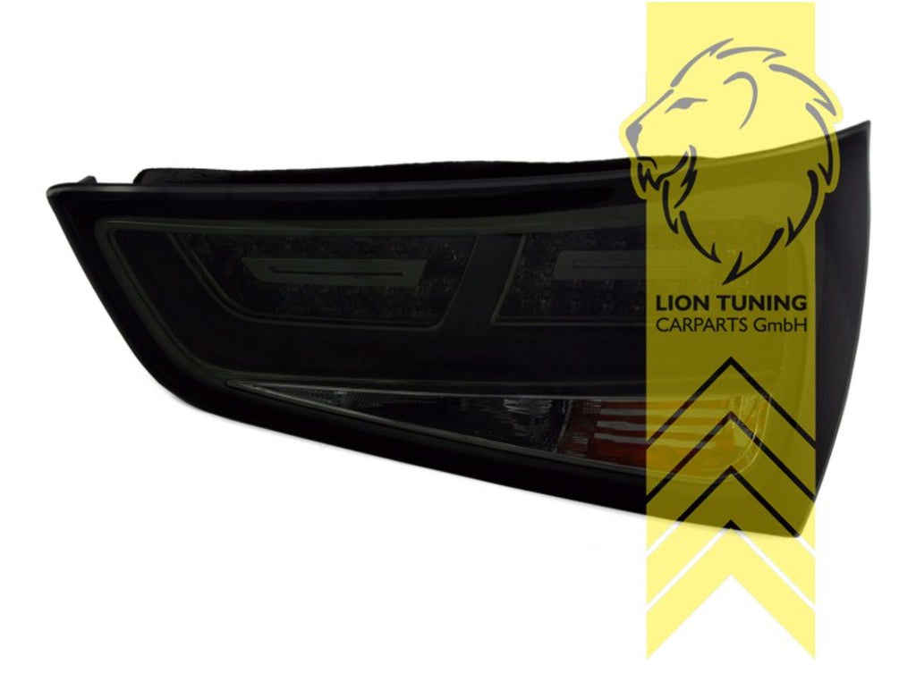 LT Pair LED DRL Lightbar Rear Lights Tail Lamps Audi A1 8X 8XA 8X1 + Sportback black smoke LHD