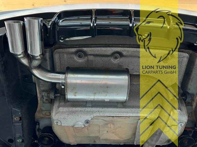 LTG Stainless steel exhaust tailpipe Pipe BMW F30 F31 F32 F33 F36 70mm diesel