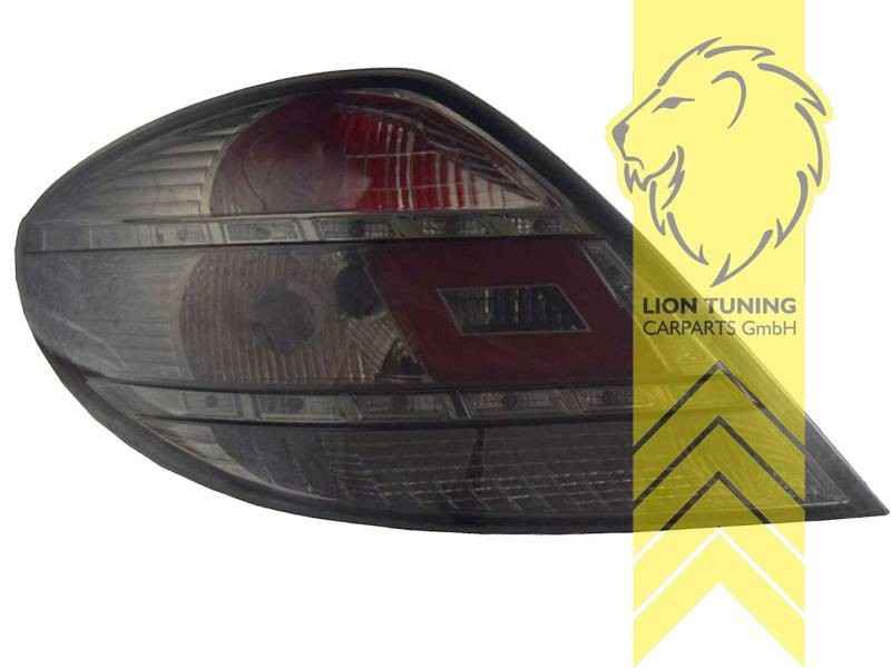 LTG LED Lightbar Rear Lights Tail Lamps Mercedes SLK R171 + FL 04-11 black LHD