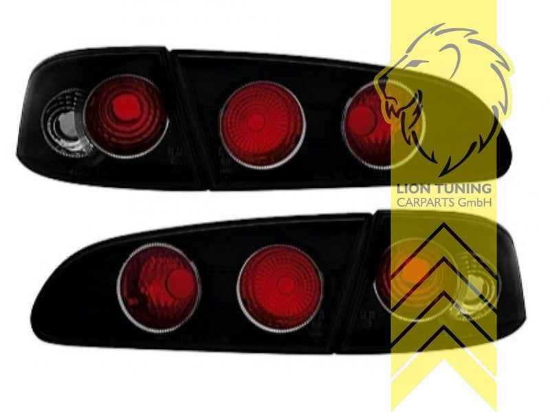 LTG Pair Halogen Afterburner Rear lights Seat Ibiza 6L 3 6L1 MK3 02-08 black LHD