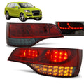 AMCP Pair LED Lightbar Rear Lights Tail Lamps AUDI Q7 06-09 Red Smoke LHD