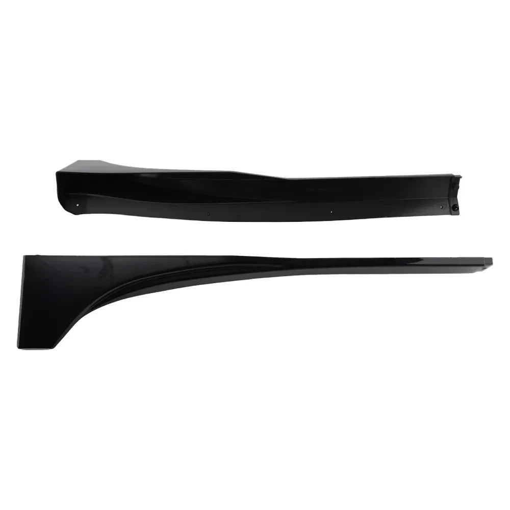 MXPR Pair ABS Side Skirts Extensions Body Kit Tesla Model 3 17-23 Black