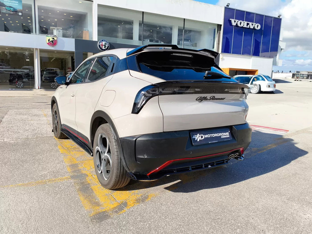 Motordrome Roof Spoiler Rear Wing Alfa Romeo Junior 24+ Gloss Black Finish