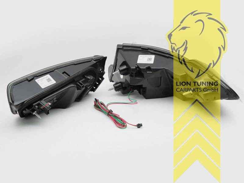 LTG Pair LED Dynamic Rear Lights Tail Lamps BMW 3 Series G20 + LCI 19+ Black LHD