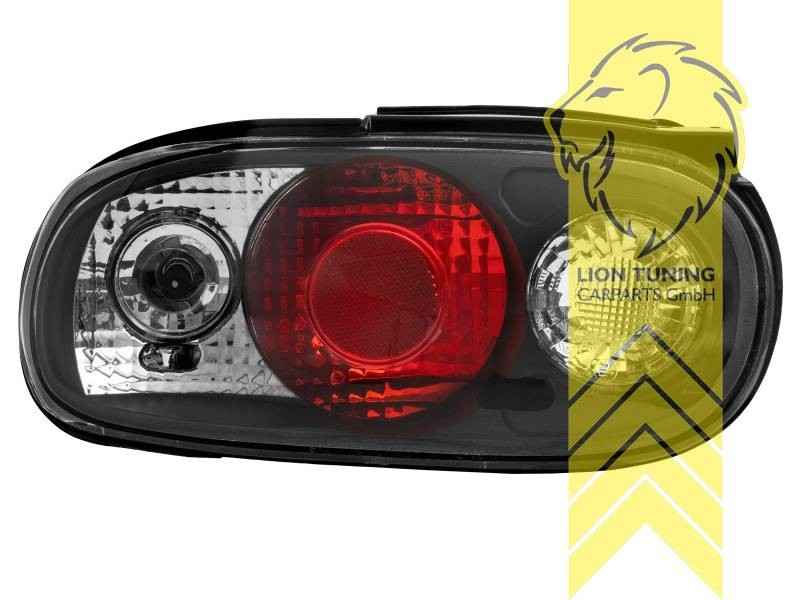 LTG Pair Halogen Rear Lights Tail Lamps Mazda MX5 NA MX-5 Miata 1 MK1 black LHD