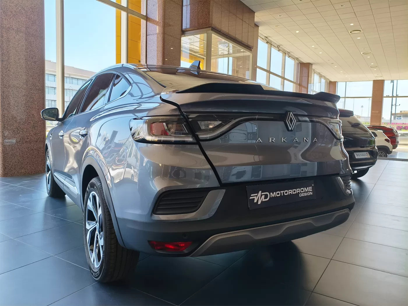 Motordrome Rear Lip Spoiler Wing Renault Arkana Mk1 PU UNPAINTED