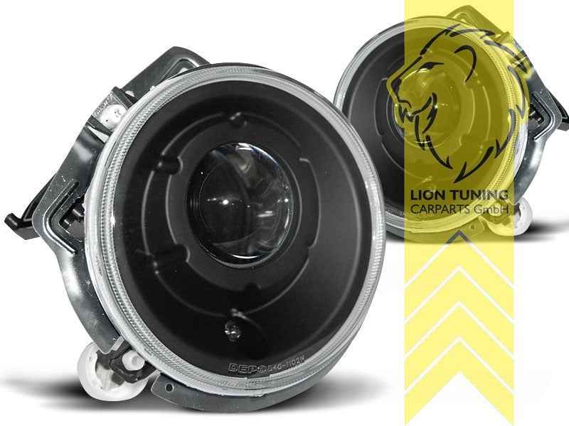 LTG Pair LED DRL Headlights Mercedes W461 W463 G-Class 89-06 black LHD
