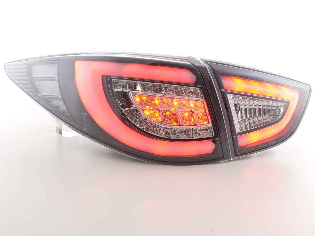 FK Pair ix35 09-15 EL black LED DRL Lightbar Rear Lights Tail Lamps Black LHD