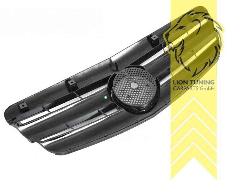 LTG radiator grille Mercedes S-Class W221 glossy black glossy black grill 05-09