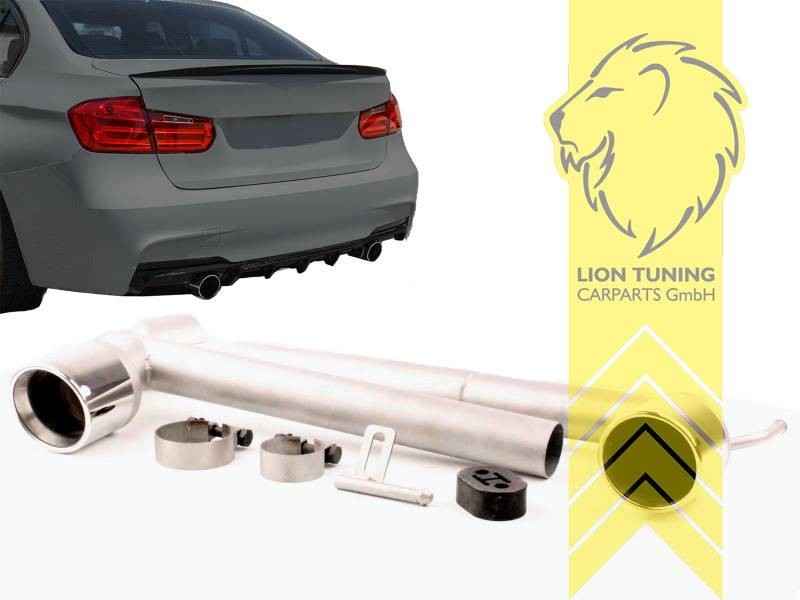 LTG Stainless steel exhaust tailpipe Pipe BMW 3 4 F30 F31 F32 F33 F35 F36 11-21