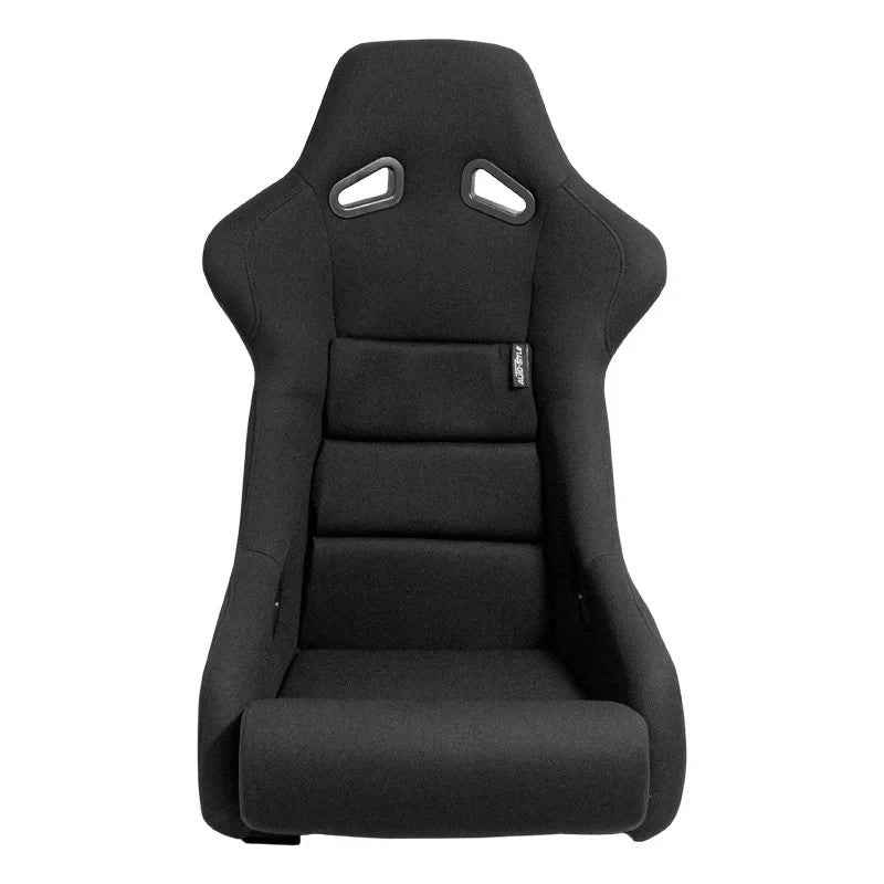 ATST x1 BS1 Universal Classic Bucket Seats Black HD Textile Fabric + slides