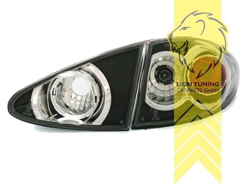 LT Pair Halogen Rear Lights Tail Lamps Alfa Romeo 147 black 937 00-04 LHD
