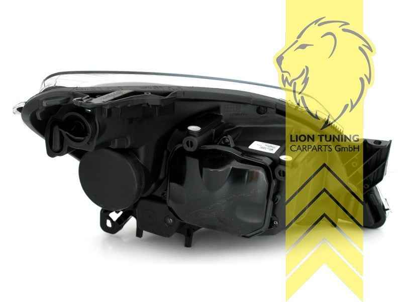 LTG Pair LED DRL Headlights Opel Astra H L48 L35 L08 L69 04-10 black LHD