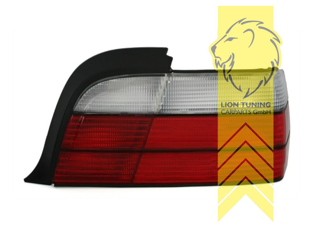 LT Pair Halogen REAR LIGHTS Tail Lamps DRL BMW E36 Coupe Cabrio red white LHD