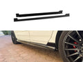 Motordrome Side Skirts Extensions Styling Audi A3 8P Sportback 05-12 Gloss Black