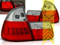 LT Pair Rear Lights Tail Lamps BMW E46 99-05 Touring + Facelift 3-Series red LHD
