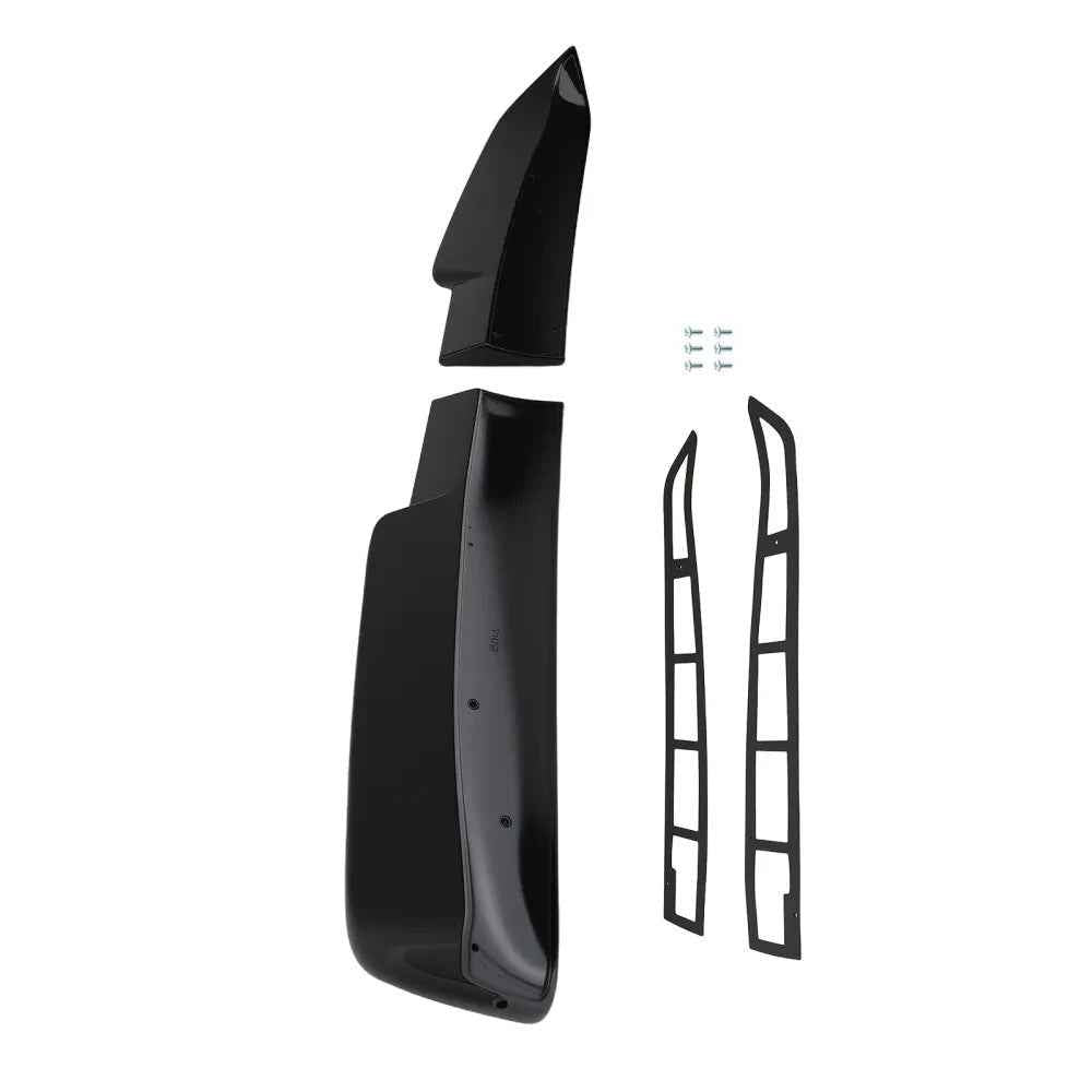 MXPR ABS Rear Wing VW T5 T5.1 T6 T6.1 Double Door Glossy Black Spoiler barn twin