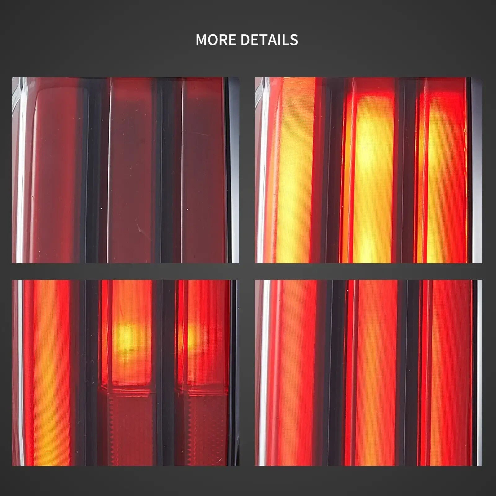 VLAND 22+ Toyota Tundra Full LED Lightbar Rear Lights Tail Start-up Animation