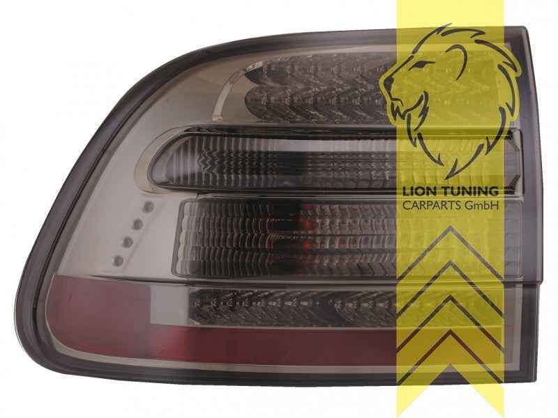 LTG Pair LED Rear Lights Lamps Porsche Cayenne 1 9PA 02-07 Black Smoke LHD