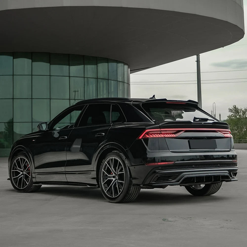 OW Rear Roof Spoiler Wing AUDI SQ8 / Q8 S-Line 2018+ Gloss Black