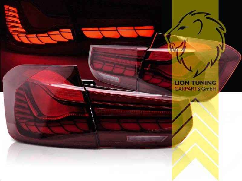 LTG Pair LED Rear Lights Tail Lamp BMW 3 Series F30 F35 S55 M3 F80 + LCI Red LHD