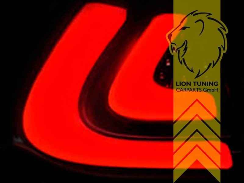LTG Pair LED Rear Lights Tail Lamps BMW 1 Series E87 03-07 Black Smoke LHD