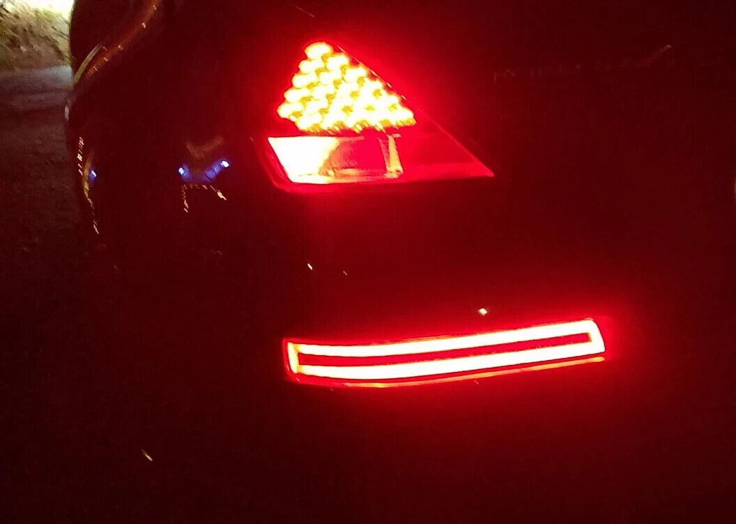 LED Rear Lights Smoked Lens Rear Turn Indi Brake Backup Reverse Lamps 03-09 350Z
