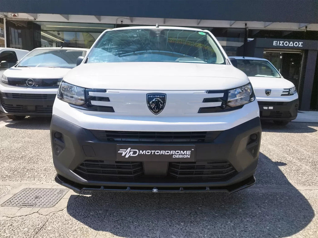 Motordrome Front Splitter Citroen Berlingo / Peugeot Partner L2 Mk3 Facelift