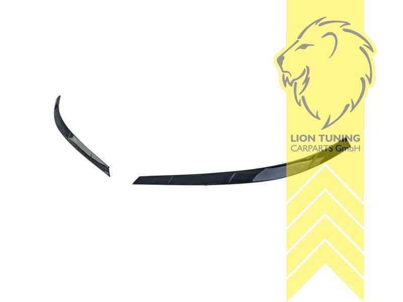 LT Headlight eyebrow covers shades trims VW Tiguan AD1 20+ glossy black ABS