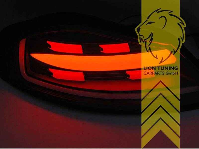 UK Used LT LED Lightbar DYNAMIC Rear Lights Tail Lamps Porsche Boxster 986 LHD