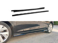 Motordrome Design Side Skirts Extensions VW Golf Mk8 + Facelift 19+ Gloss Blk