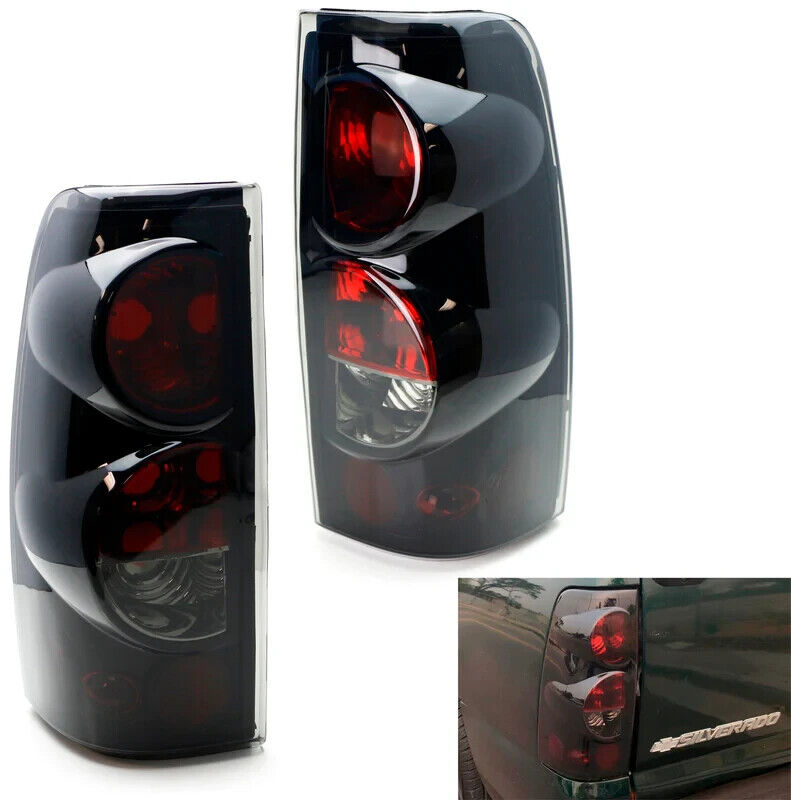 Rear Lights Smoke Tail Lamps 99-06 Chevrolet Silverado 99-03 GMC Sierra