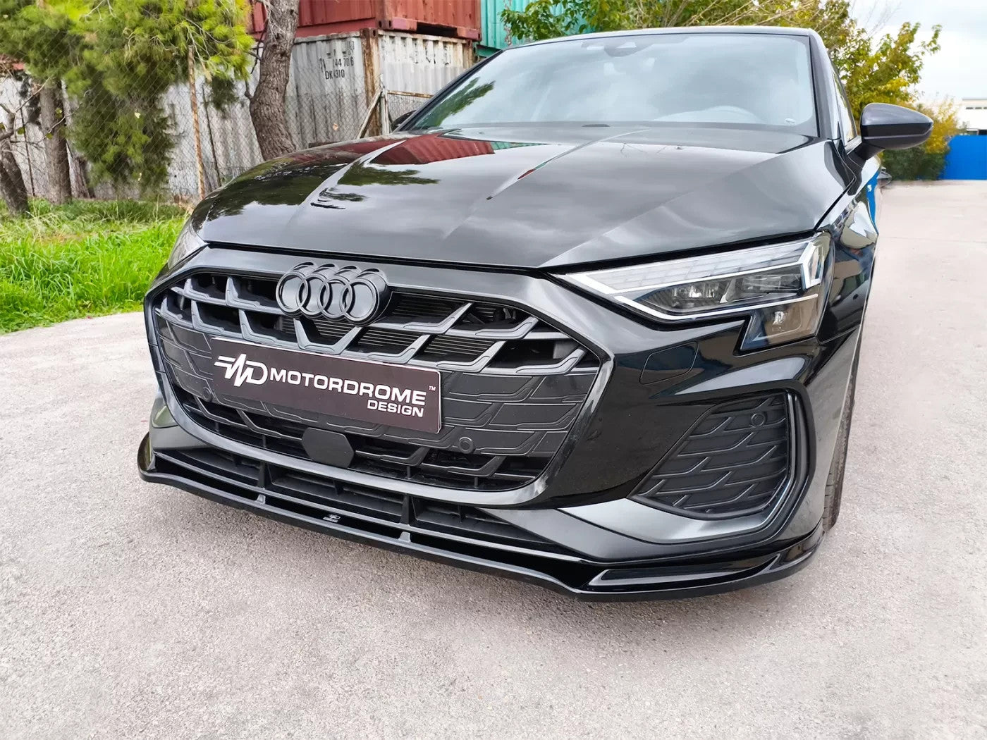 MTD Front Bumper Splitter Audi S3 / A3 S-Line 8Y Facelift Gloss Black ABS