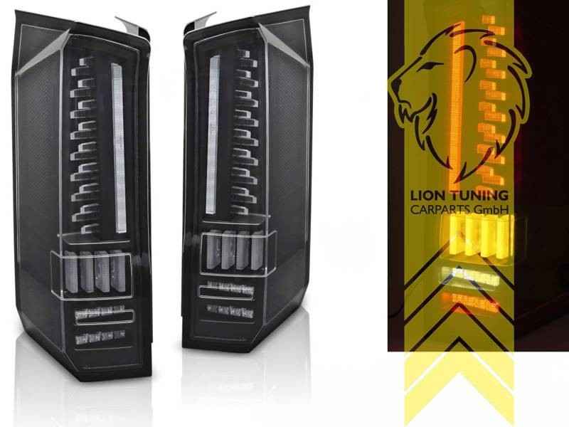 LTG Pair LED Rear Lights Lamps VW Crafter 2 Bus Van TGE SY SZ SX 16-23 black LHD