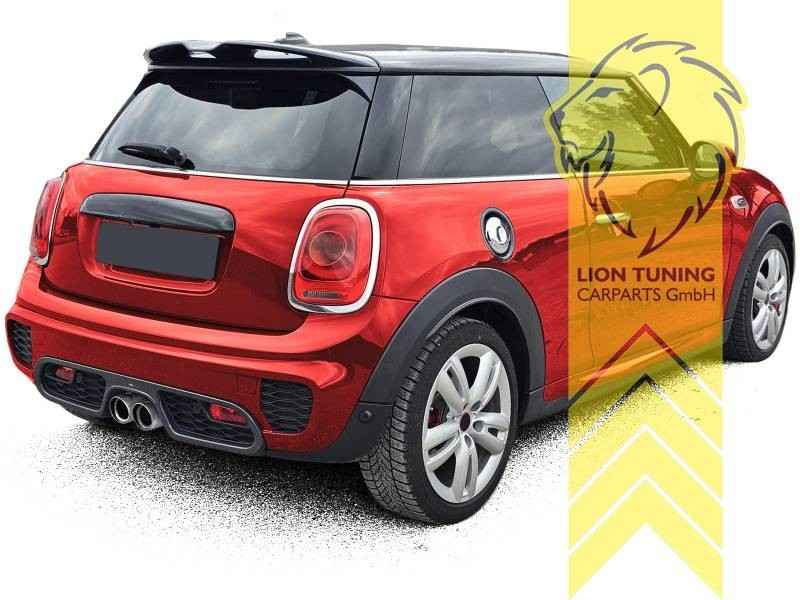 LTG Stainless steel exhaust tailpipe Twin Pipe Mini Cooper S JCW F56 F57 14-18