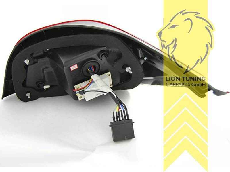 LTG Pair LED Rear Lights Tail Lamps BMW E60 red black smoke 03-07 S85 M5 LHD