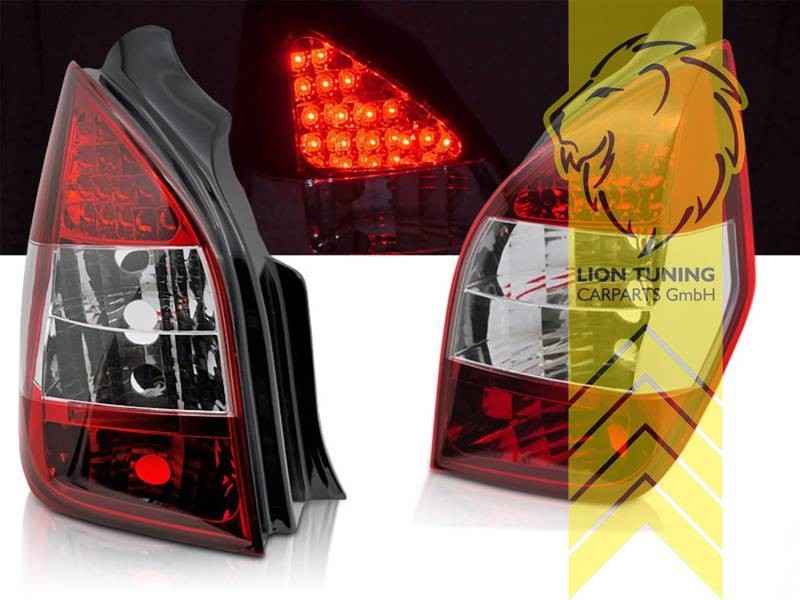 LTG Pair LED Rear Lights Tail Lamps Citroen C2 JM Facelift 03-10 LHD EXPORT ONLY