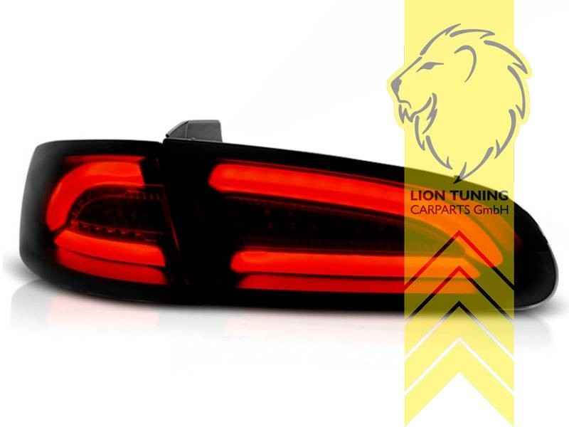LTG Pair LED Rear Lights Tail Lamps Seat Ibiza 6L 6L1 red black 02-08 LHD