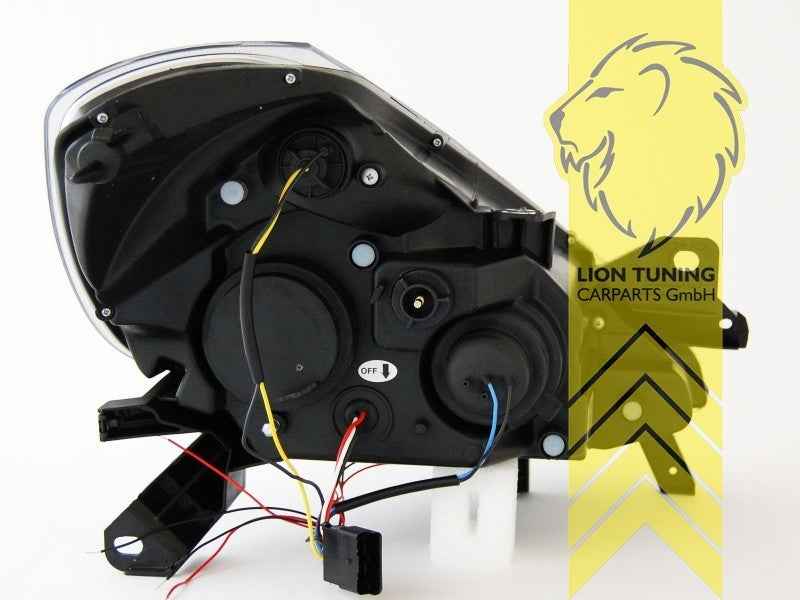 LT LED DRL Halo Ring Halo Headlights Renault Clio 3 C BR CR 05-09 chrome LHD