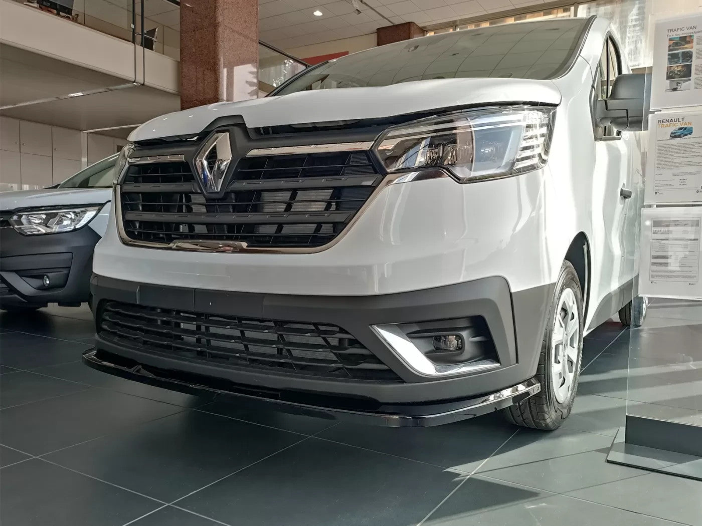 Motordrome Design Front Bumper Splitter Styling Renault Trafic Mk3 Facelift 22+