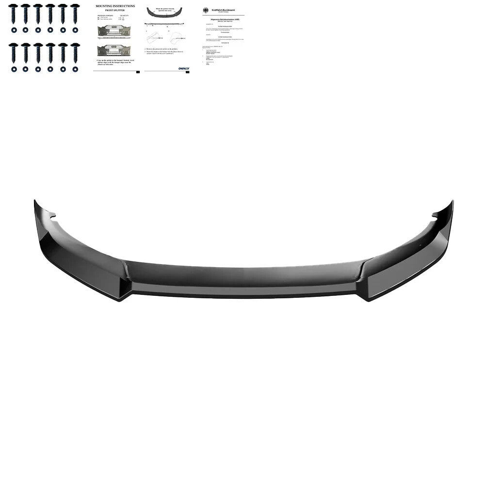 OW Front Bumper Splitter CUPRA Formentor MK1 Facelift 20-24 ABS Gloss Black