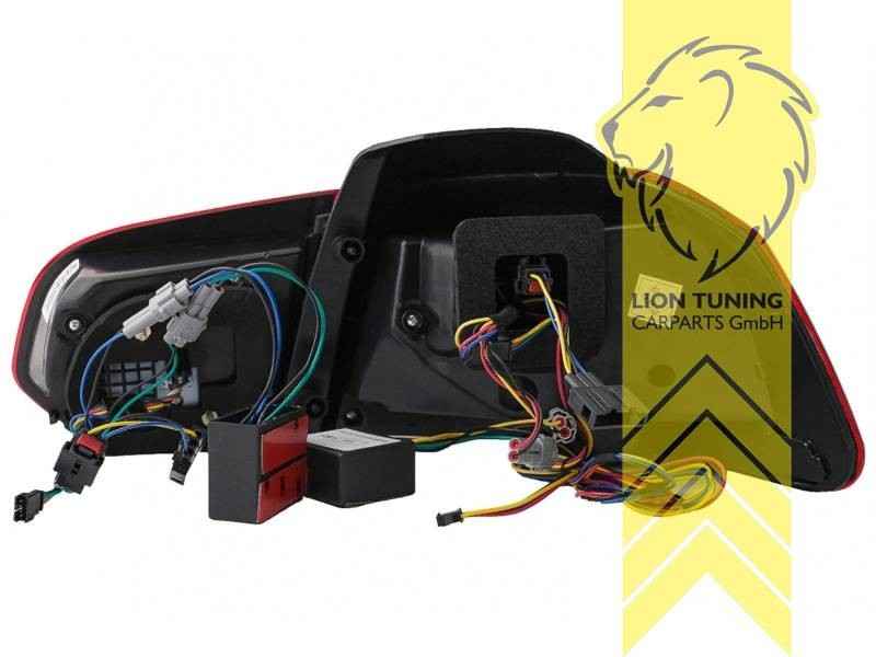 LTG Pair LED Rear Lights Lamps VW Golf 6 5K1 VI 08+ dark red cherry dynamic LHD