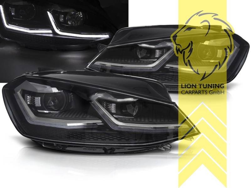 LTG Pair LED DRL Lightbar Headlights VW Golf 7 Facelift 7.5 5G1 BA5 17-19 LHD