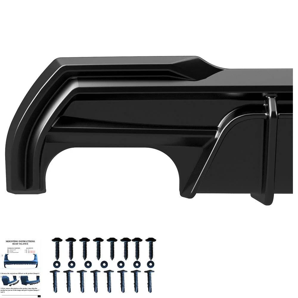 OW Rear Bumper Diffusor BMW 1 Series F40 M-Pack M135i 19-24 Gloss Black