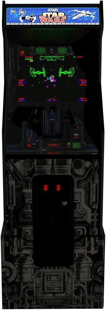 Arcade1Up Star Wars 3 in 1 17" Screen Arcade Machine 4 Fire Flight Yoke Light-Up