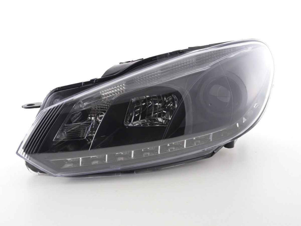 FK Pair LED DRL Lightbar Headlights VW Golf 6 MK6 1K 08+ RHD