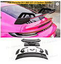 Porsche 911 992 Carrera GT-3 Style 19-23 Big High Rear Wing Spoiler FRP Black