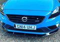 DTST UK Volvo V40 R-Design VR Front Bumper Lower Splitter Gloss Black 2012+